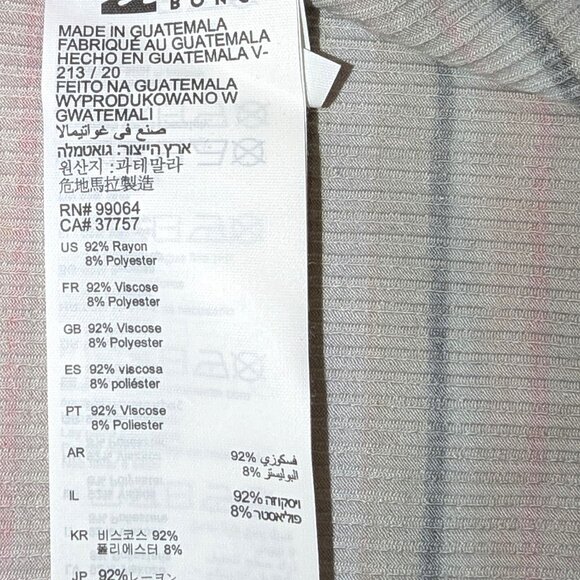 NWT Billabong | Lost In Time Knit Striped Short Sleeve Mini Dress | Size Small - Picture 7 of 10